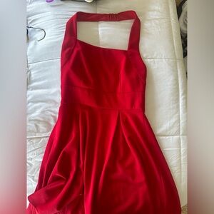 Fancy red dress!